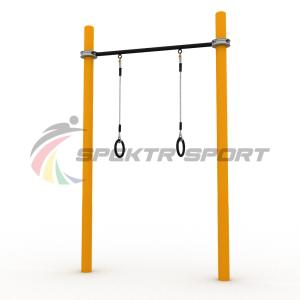 Купить Турник классический для занятий Воркаут с кольцами SP WRK-07 + Rings_76mm в Ельни 