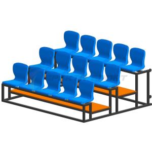 Купить Трибуна мобильная 3 ряда сиденья пластиковые на 15 мест в Ельни 